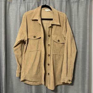 Brown Button Up Jacket